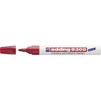 Edding Permanent marker 8300 Industry 1.5 - 3 mm. rood (doos 10 stuks)