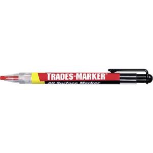 Markal Trade Marker Starter Pack 96132 Permanent marker Rood 3.8 mm 1 stuks/pack