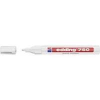 Edding Lakmarker 750 2 - 4 mm. wit (pak 10 stuks)