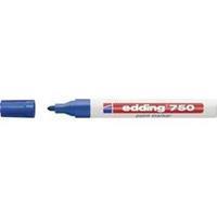 Edding Viltstift  750 lakmarker rond blauw 2-4mm