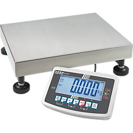 Kern IFB 150K20DLM Platformweegschaal Weegbereik (max.) 150 kg Resolutie 20 g, 50 g Werkt op het lichtnet, Werkt op een accu Zilver