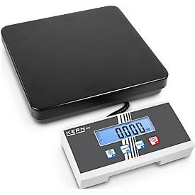 Kern EOE 300K100L Pakketweegschaal Weegbereik (max.) 300 kg Resolutie 100 g Werkt op het lichtnet, Werkt op batterijen Zilver