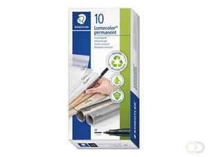 STAEDTLER  Permanent marker OHP/CD/DVD Lc317. medium. zwart (pak 10 stuks)