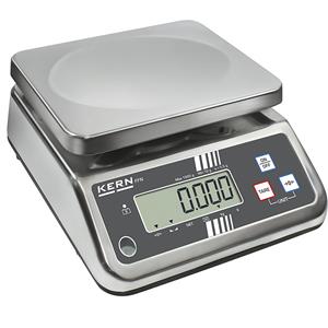 Kern FFN 25K5IPN Tafelweegschaal Weegbereik (max.) 25 kg Resolutie 5 g Werkt op het lichtnet, Werkt op een accu Zilver