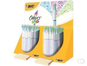 Bic balpen 4 Colours Fashion, display met 40 stuks