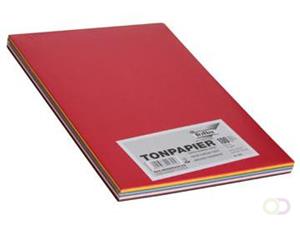 folia Tonpapier, DIN A4, 130 g/qm, farbig sortiert