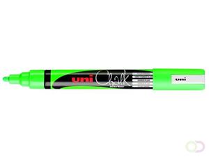 Uni-ball krijtmarker, ronde punt van 1,8 tot 2,5 mm, fluo groen