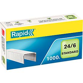 Rapid 1000  24/6 nietjes gegalvaniseerd