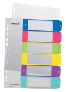 Leitz WOW printbare index, PP, extra breed