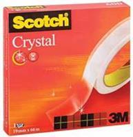 Scotch Klebefilm Crystal Clear 600, 19 mm x 66 m, Karton