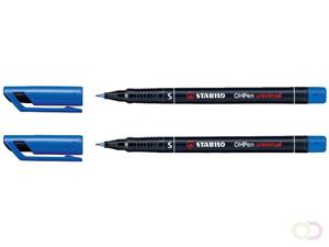 Stabilo Viltstift  OHP 841/41 rond blauw 0.4mm