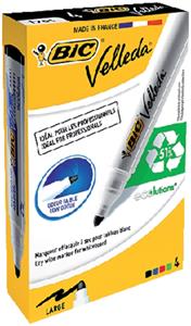 BIC Whiteboard-Marker Velleda 1701 ECOlutions, 4er Etui