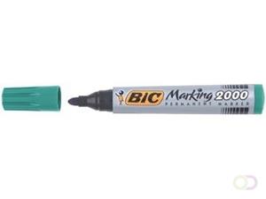 Bic permanent marker 2000-2300 groen, schrijfbreedte 1,7 mm, ronde punt