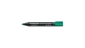 Staedtler permanente marker groen, schrijfbreedte 2 mm, ronde punt