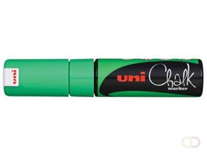 Uni-ball Krijtmarker fluogroen, beitelvormige punt van 8 mm
