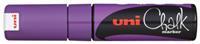 Uni-Ball Kreidemarker Chalk PWE-8K, violett, Keilspitze