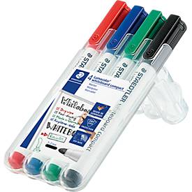 STAEDTLER Lumocolor Whiteboard Marker, 4er Set