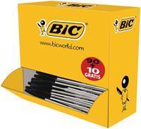 BIC Balpen Cristal Stick Value Pack Medium. zwart (doos 100 stuks)