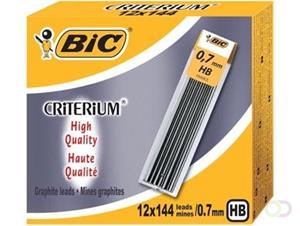 BIC Conté criterium Gilbert mines etui van 12 potloodstiften van 0,7 mm