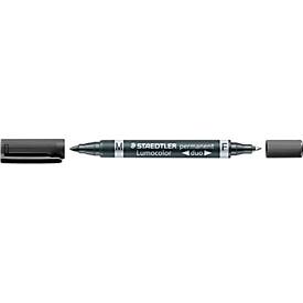 Staedtler Permanent marker Lumocolor Duo zwart