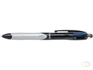 Balpen 4-kleuren/Stylus Grip Medium (blister 1 stuk)