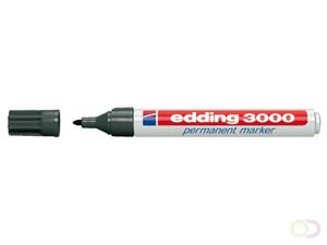 Edding Viltstift  3000 rond grijs 1.5-3mm