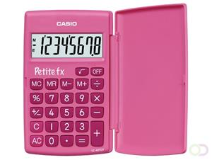 Casio Rekenmachine  basisschool roze