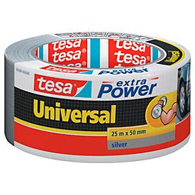 tesa Folienband extra Power Universal, 50 mm x 25 m, silber