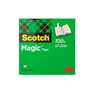 Scotch Onzichtbaar plakband  Magic 810 25mmx66m