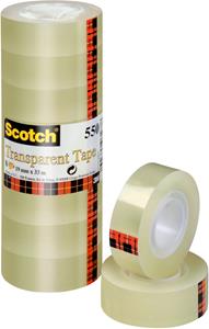 Scotch Klebefilm 550, transparent, 19 mm x 33 m