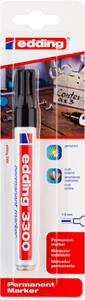 Edding permanent marker e-3300 zwart (op blister)