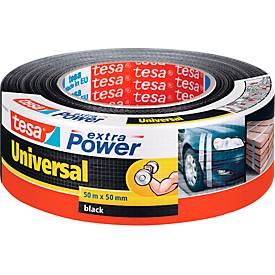 tesa Folienband extra Power Universal, 50 mm x 50 m, schwarz