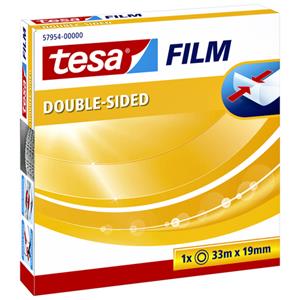 tesafilm Doppelseitiges Klebeband Transparent (L x B) 33m x 19mm 33m