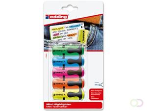 Edding Vertrieb GmbH Mini Highlighter sort. 5er Set
