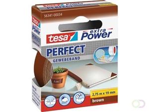 Tesa extra Power Perfect, ft 19 mm x 2,75 m, bruin