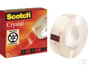 Scotch Plakband Crystal Clear 600 19 mm x 33 m. asgat 25 mm (rol 33 meter)