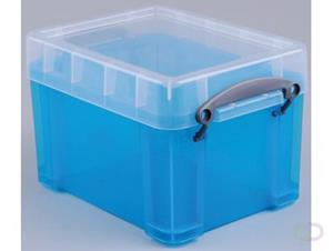 Reallyusefulbox Really Useful Box 3 liter, transparant helblauw