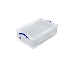 reallyusebox Really Useful Box Aufbewahrungsbox 50 Liter, transparent