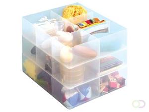 Reallyusefulbox Really Useful Box, office divider met 6 vakjes, transparant