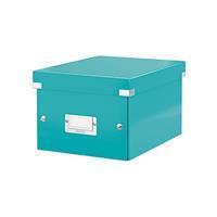 LEITZ Ablagebox Click & Store WOW, DIN A5, eisblau