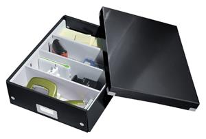 LEITZ Organisationsbox Click & Store WOW, groß, schwarz