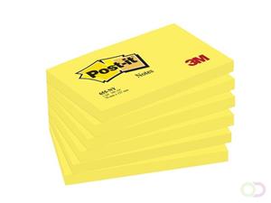 Post-it Memoblok  655-NGE 76x127mm neon geel