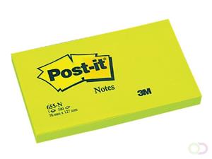 Post-it Haftnotizen, 127 x 76 mm, neongrün