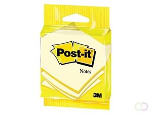 Post-it Notes, ft 76 x 76 mm, geel, blok van 100 vel, op blister