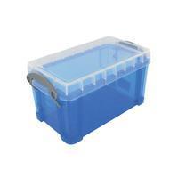 Reallyusefulbox Really Useful Box 2,1 liter, transparant blauw