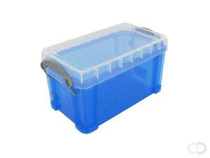 Reallyusefulbox Really Useful Box 2,1 liter, transparant blauw