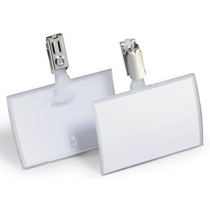 DURABLE Namensschild Click Fold, mit Clip, 90 x 54 mm