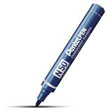 Pentel Viltstift  N50 rond blauw 1.5-3mm