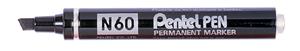 Pentel Permanent-Marker N60, schwarz, Keilspitze