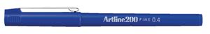 Artline Fineliner  200 rond 0.4mm blauw